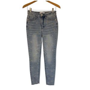 Judy Blue High Waist Skinny Fit Star Embroidered Jeans Size 5/27